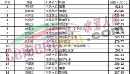 水泥行業(yè)富豪榜發(fā)布！各大水泥企業(yè)一把手工資揭秘?。?！