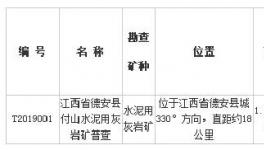 萬年青水泥57761萬元競得一水泥用灰?guī)r礦普查探礦權(quán)！