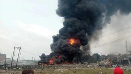 慘烈！卡車沖進(jìn)液化氣瓶堆引發(fā)爆炸！已致15人死亡！