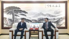 擴大投資項目！華新總裁李葉青會見塔吉克斯坦駐華大使！