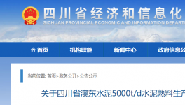 澳東水泥5000t/d生產(chǎn)線升級(jí)改造公告！