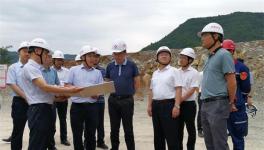 廣州市長前往旺蒼水泥開展石灰?guī)r調(diào)研！