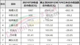 慘！1500多億沒了！海螺變“跳水”冠軍！