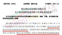 冀東水泥人事變動！